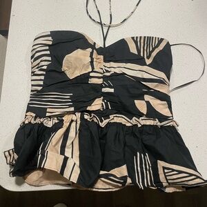 Peplum top from express